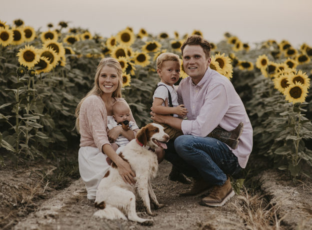 Montrose Colorado Sunflower Family Photoshoot | Sarah Hall Photography