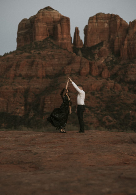 Sarah Hall Photography, Couples Photo's, Colorado Photographer, Sedona Arizona Engagement Photographer, Travel Photographer, Phoenix Arizona Photographer, Adventure Photographer, Cathedral Rock Sedona Arizona, Sedona Photoshoot, Engagement, what to wear for couples pictures, dreamy black star dress dessert photoshoot, red rock, true love, creative couples pictures, candid photos, Grand Junction Photographer, Destination Photographer 