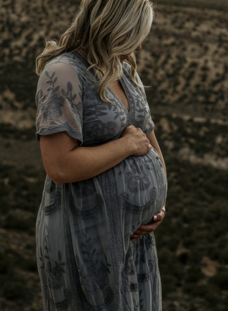 Sarah Hall Photography, Maternity Photos, Colorado Photographer, Montrose Colorado Portrait Photographer, Western Colorado, Colorado Desert, expecting a baby, maternity with a dog