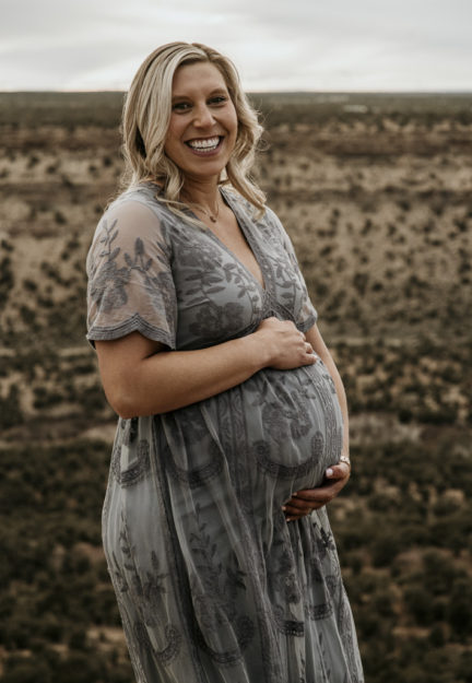 Sarah Hall Photography, Maternity Photos, Colorado Photographer, Montrose Colorado Portrait Photographer, Western Colorado, Colorado Desert, expecting a baby, maternity with a dog