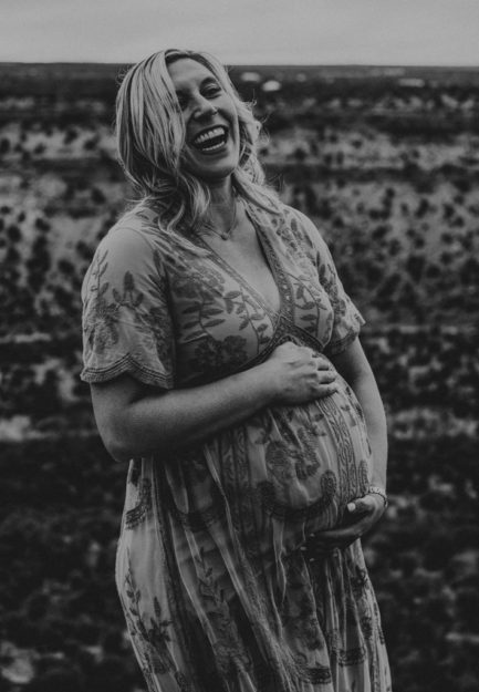 Sarah Hall Photography, Maternity Photos, Colorado Photographer, Montrose Colorado Portrait Photographer, Western Colorado, Colorado Desert, expecting a baby, maternity with a dog