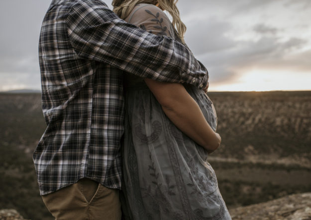 Sarah Hall Photography, Maternity Photos, Colorado Photographer, Montrose Colorado Portrait Photographer, Western Colorado, Colorado Desert, expecting a baby, maternity with a dog