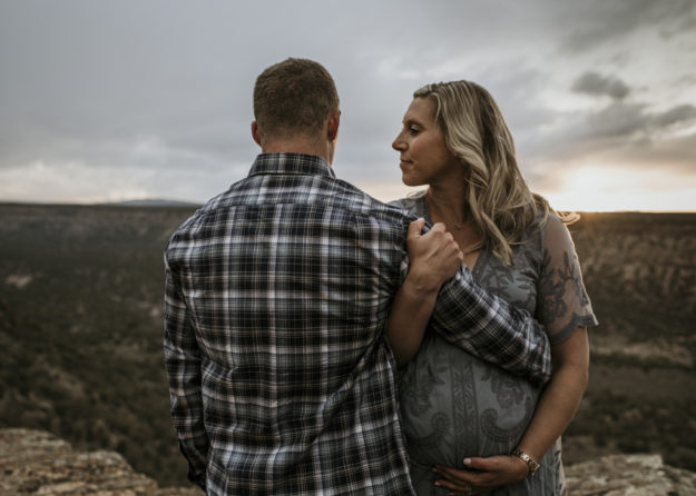 Sarah Hall Photography, Maternity Photos, Colorado Photographer, Montrose Colorado Portrait Photographer, Western Colorado, Colorado Desert, expecting a baby, maternity with a dog