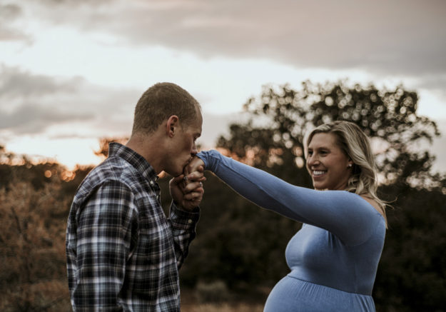 Sarah Hall Photography, Maternity Photos, Colorado Photographer, Montrose Colorado Portrait Photographer, Western Colorado, Colorado Desert, expecting a baby, maternity with a dog